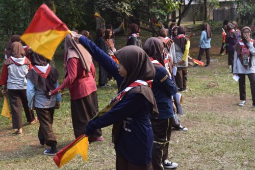 Perkemahan santri pondok pesantren Al-Hasanah Darunnajah 9 Pamulang, 10/12 okt 2018