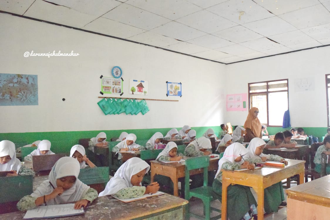 Suasana Ujian Diruang Kelas