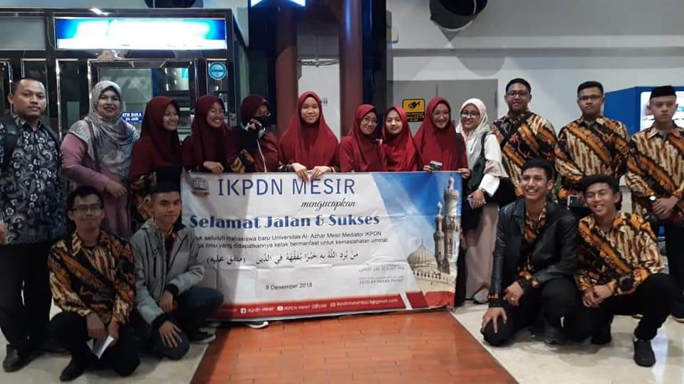 Keberangkatan 14 Mahasiswa Baru Al-Azhar Tahun 2018 Alumni Darunnajah