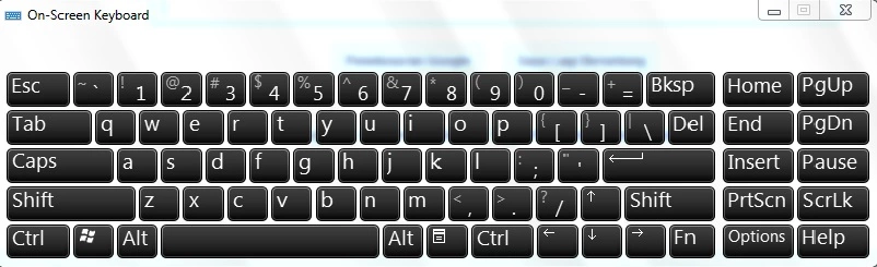 Tombol qwerty pada keyboard