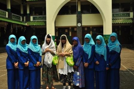 kunjungan tamau mahasiswa jepang ke Darunnajah