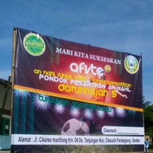 Kegiatan An Nahl Futsal Volley & Table Tanis di Kampus Pondok Pesantren An-Nahl Darunnajah 5, Jln. Cikareo-Mantiung KM 04 RT01/RW04, Kampung Ciseureuh, Desa Tanjungan, Kecamatan Cikeusik, Kabupaten Pandeglang – Banten