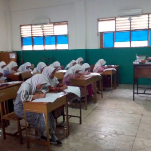 Antusias Santri Kelas 3 TMI Dan Intensive Dalam Psikotes Minat Dan Bakat