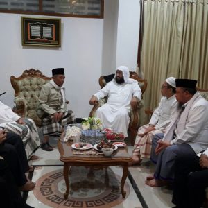 Kunjungan Syekh Hasan Al Bukhori, Dekan Fakultas Bahasa Arab Universitas Ummul Quro dan Imam Tarawih Masjid Haram, Mekah