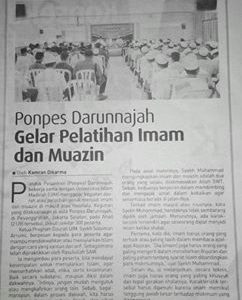 Pelatihan Imam dan Muadzin (2)