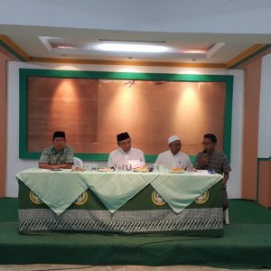 Rapat koordinasi Panitia Idul Qurban Pesantren Darunnajah Pusat; guru, santri, dan karyawan