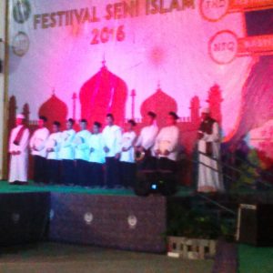 Santri Putra Darunnajah Jakarta Ikuti Festival Seni Islami Hari Kedua