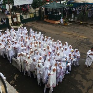 Santri Pesantren Darunnajah Jakarta Ikuti Manasik Haji