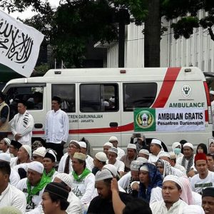 Pemberangkatan Aksi Bela Islam Super Damai III 212 Menuju Silang Monas