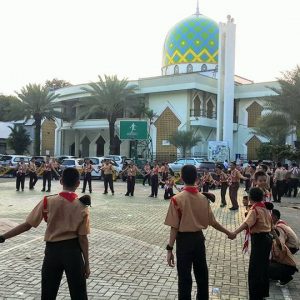 Santri Putra Darunnajah Jakarta Ikuti Latihan Pramuka