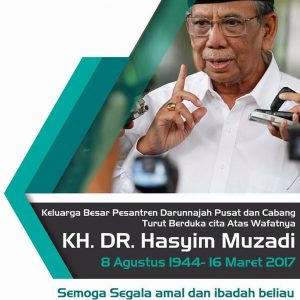 MENGENANG KH. HASYIM MUZADI