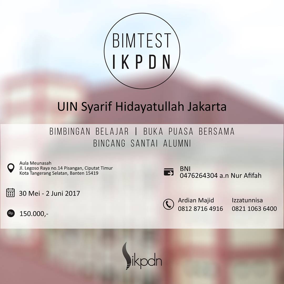 IKPDN JAKARTA adakan bimtes uin