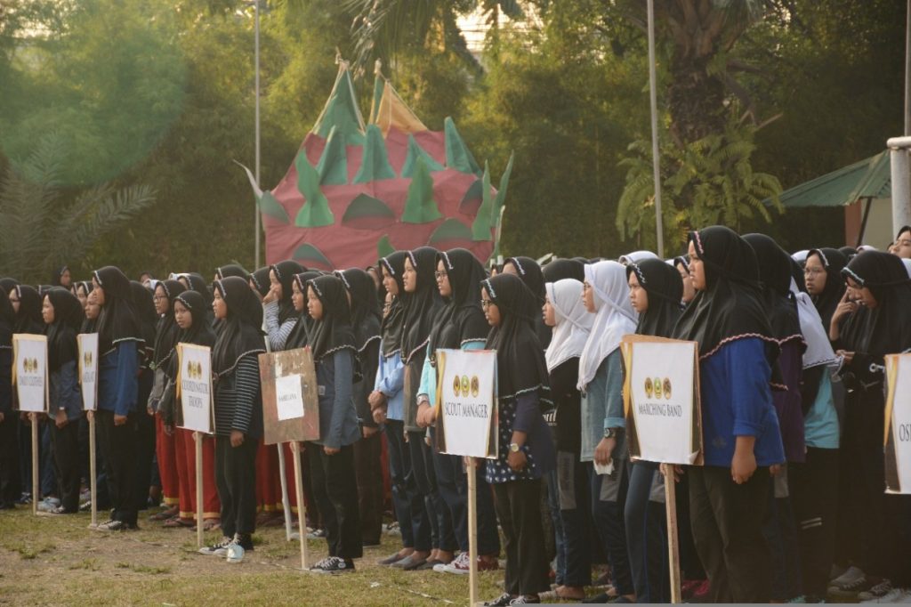 Gladi Kotor Upacara Pembukaan Pekan Olah Raga Seni Dan Pramuka (PORSEKA) Darunnajah Jakarta