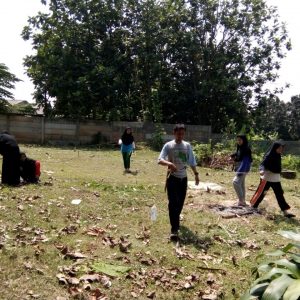 Persiapan lapangan perkemahan