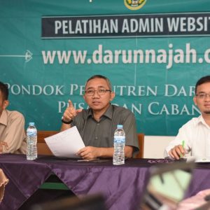 Pembukaan Pelatihan Admin Website Darunnajah Pusat Dan Cabang