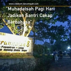 Muhadatsah pagi hari, jadikan santri cakap berbahasa di Pondok Pesantren