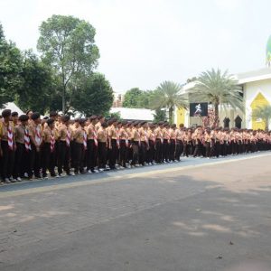 Upacara Pembukaan Perkemahan Rabu Kamis Jum'at dan Pengambilan Bantara