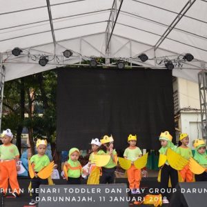 Penampilan Meanari Kolaborasi Toddler dan Play Group Darunnajah