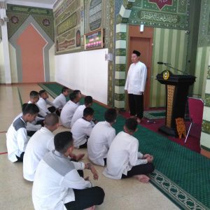 pengarahan santri untuk program tahfizul quran