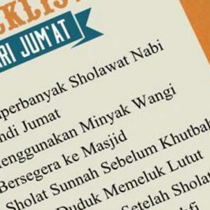 7 amalan sunnah dihari jum'at