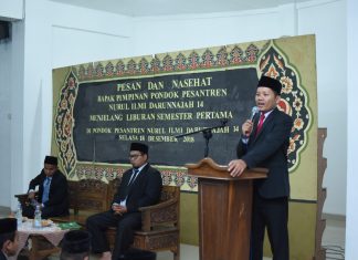 Pesan Dan Nasehat Pimpinan Pondok Sebelum Liburan Akhir Semester