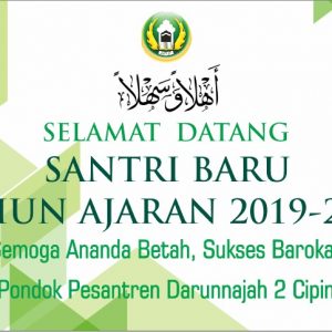 Selamat Datang Santri Baru