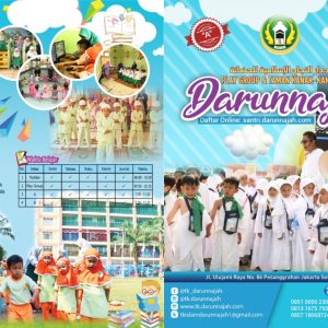 Brosur TK Islam Darunnajah, Play Group dan Toddler 2020/2021 Jakarta