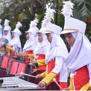 Upacara Pembukaan Darunnajah Open Ke-10 di Pesantren Darunnajah 2 Cipining