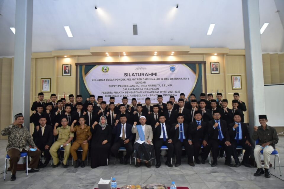Pelepasan Peserta PPM Pesantren Nurul Ilmi di Pendopo Kabupaten Pandeglang