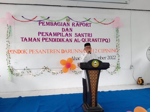 Sambutan Kepala Direktur Pendidikan Ustadz Katena Putu Ghandi, S.Pd