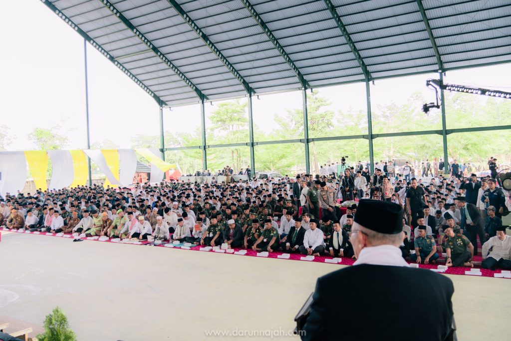 Istighosah dan Tasyakuran  HUT TNI Ke-78, Pimpinan Pondok Pesantren Darunnajah Berikan Sambutan