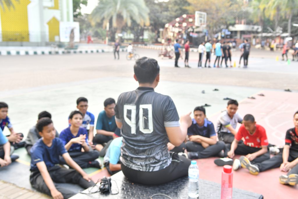 Bina Potensi Santri: Darunnajah Adakan Latihan Klub Volly Gabungan
