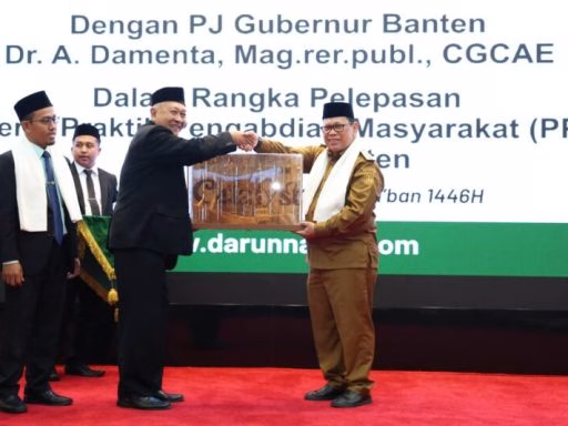Pj Gubernur Banten Apresiasi Santri Darunnajah 14 dalam Pelepasan Praktik Pengabdian Masyarakat