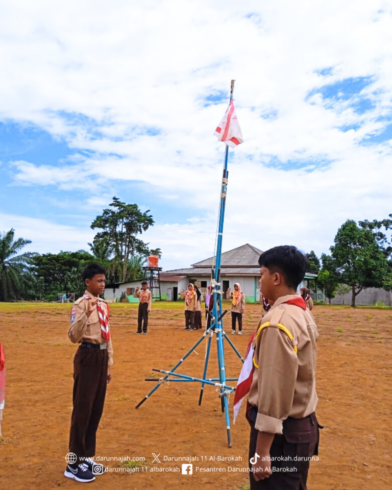 Filosofi di Balik Lambang: Menggali Makna Simbol Pramuka di Pesantren Al-Barokah Darunnajah 11