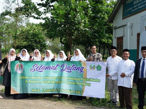 Kunjungan Pontren Kanwil dan DLH Banten, Dorong Santri Peduli Lingkungan Sejak Dini