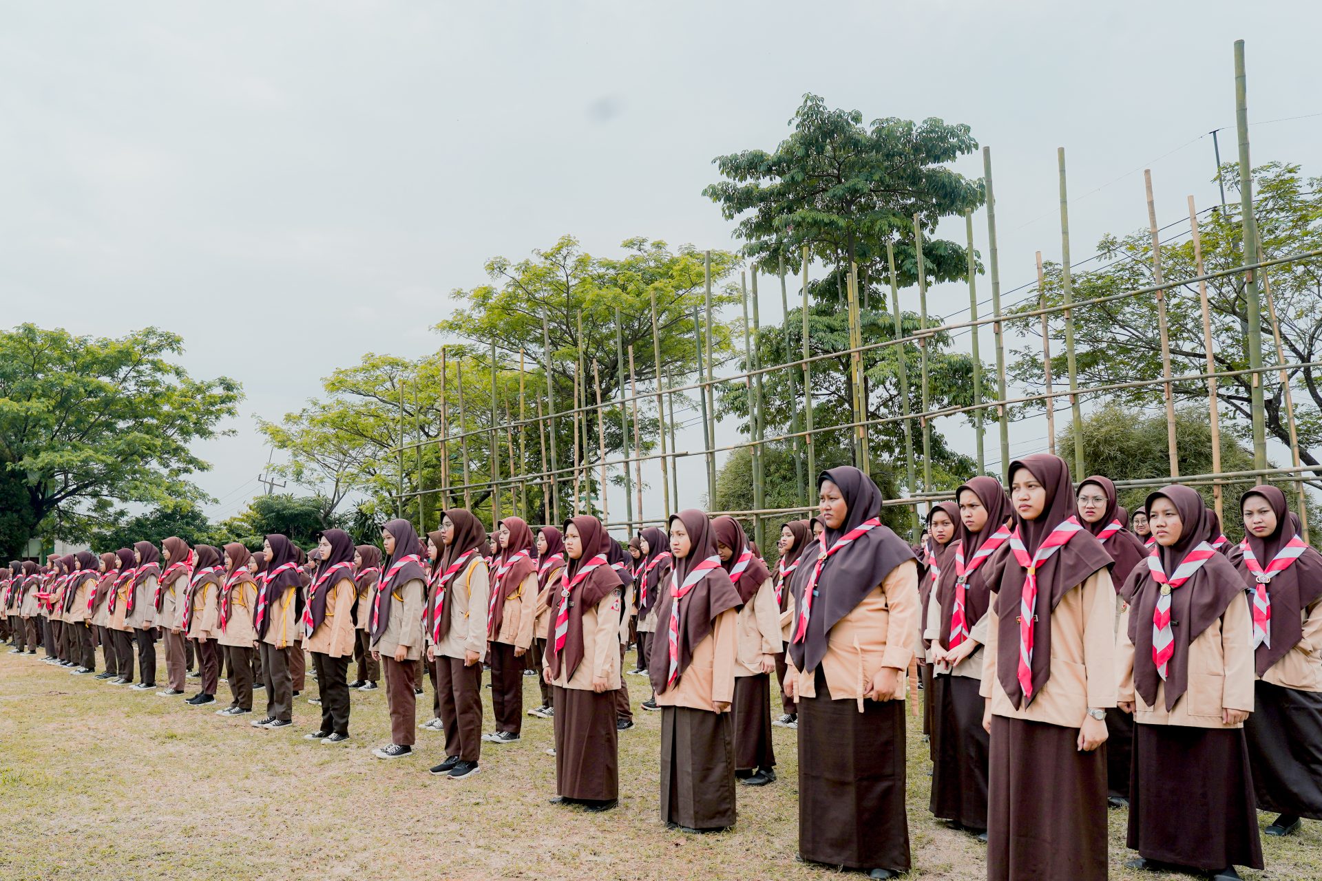 Upacara HUT Pramuka di Pondok Pesantren Annur Darunnajah 8