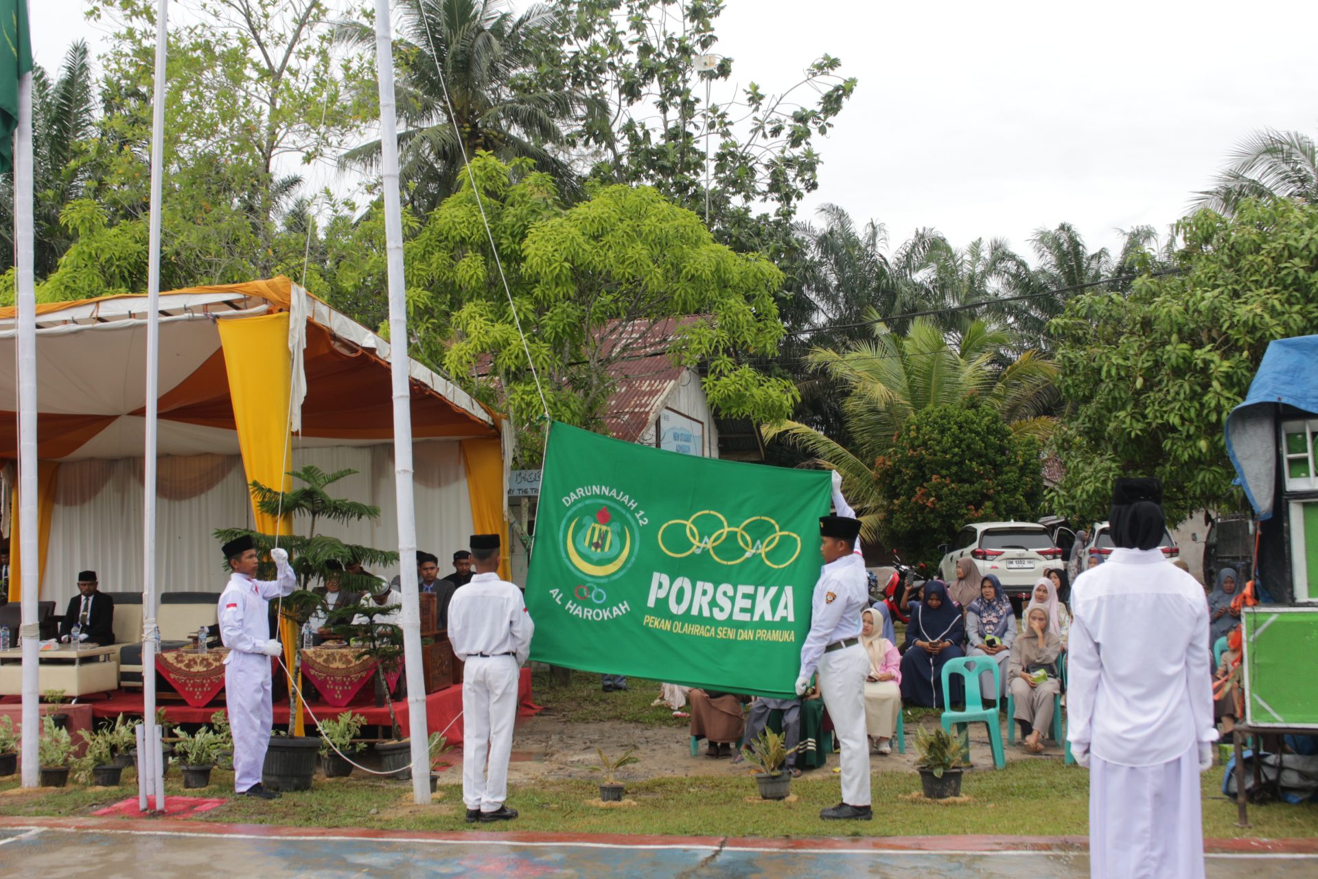 Pesantren Al-Harokah Darunnajah 12 Dumai Gelar Apel Tahunan Pekan Perkenalan Khutbatu 'Arsy Ke-6