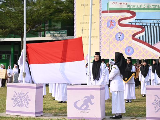 Semangat Baru Sambut Tahun Ajaran Baru di Darunnajah 3 Al-Manshur : PORSEKA XVII