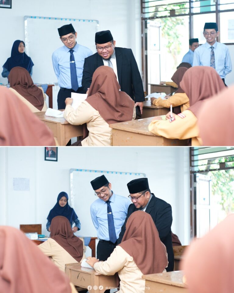 Supervisi di setiap kelas ujian