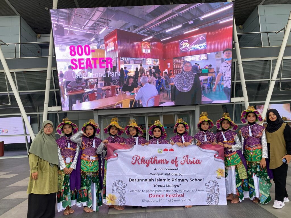Siswi SD Islam Darunnajah Raih Juara 2nd Runner Up Kategori Junior pada Rhythms of Asia Dance Festival di Singapura