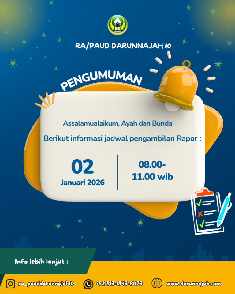 Pengumuman Pengambilan Rapot