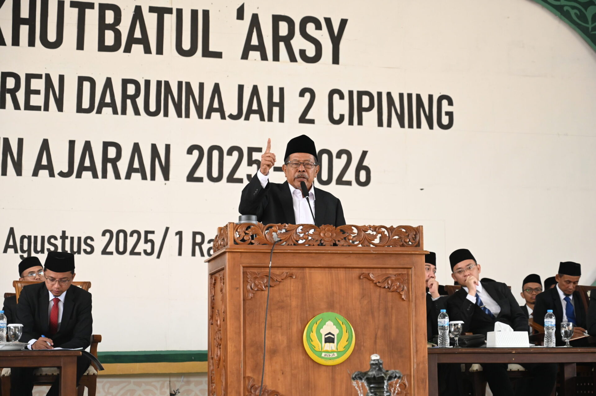 Guru dan Santri Antusias Simak Kuliah Umum Khutbatul Arsy Para Kiai