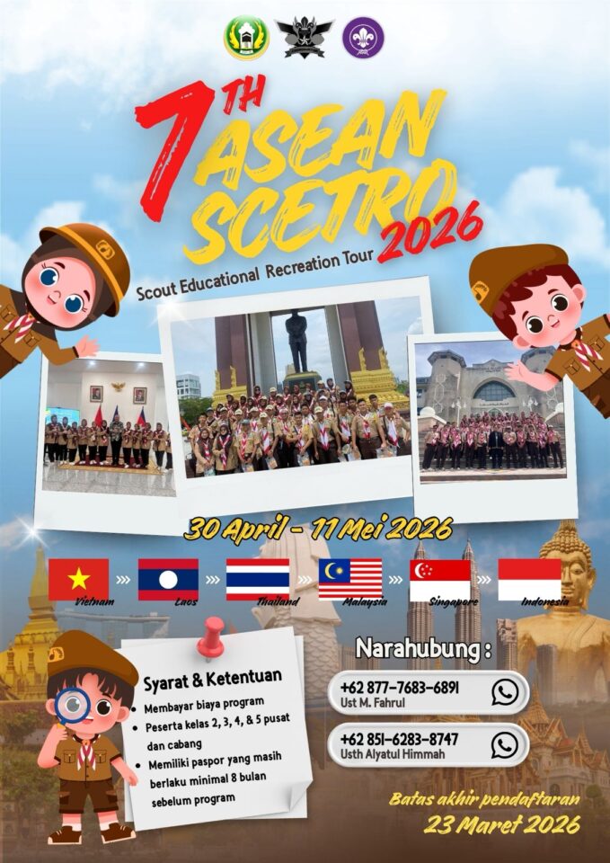 Darunnajah Buka Program ASEAN SCETRO 2026: Santri Berkesempatan Belajar dan Menjelajah Lima Negara ASEAN