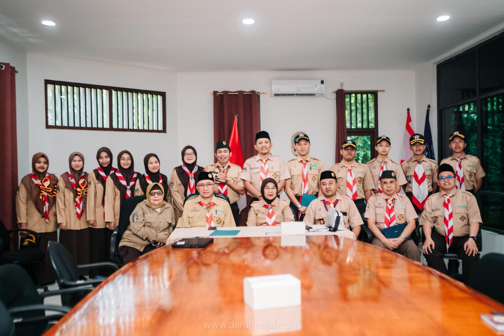 Silaturahmi Delegasi Darunnajah ke Kwarda DKI Jakarta, Buka Peluang Kepramukaan Nasional dan Internasional