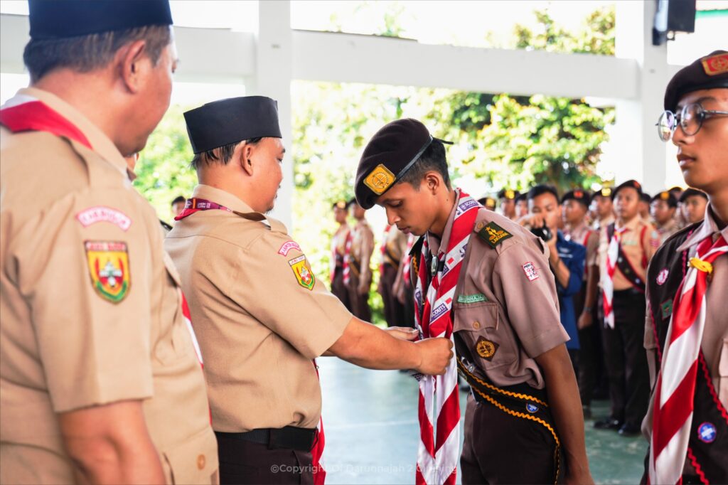 223 Santri Tempa Diri di Tapakan Pramuka Garuda