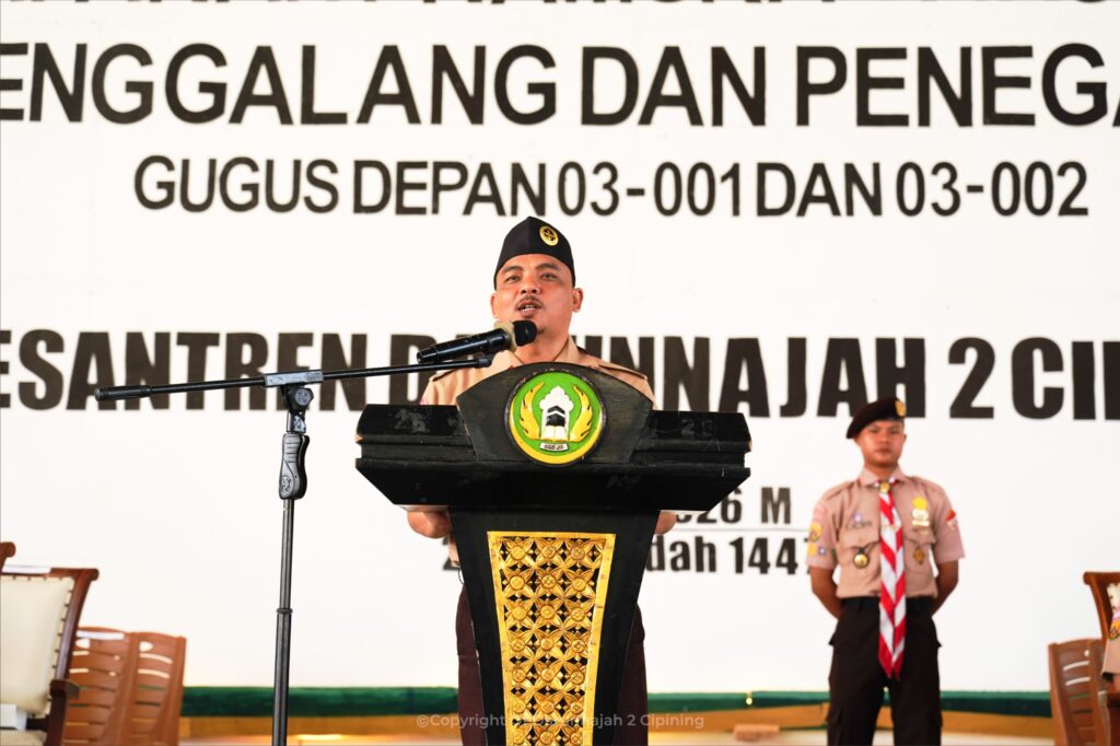 223 Santri Tempa Diri di Tapakan Pramuka Garuda