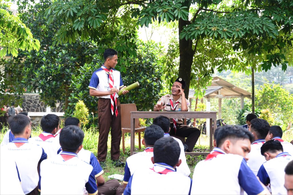 223 Santri Tempa Diri di Tapakan Pramuka Garuda