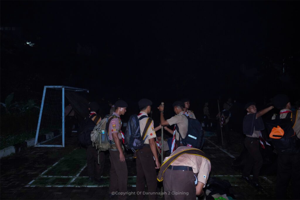 223 Santri Tempa Diri di Tapakan Pramuka Garuda