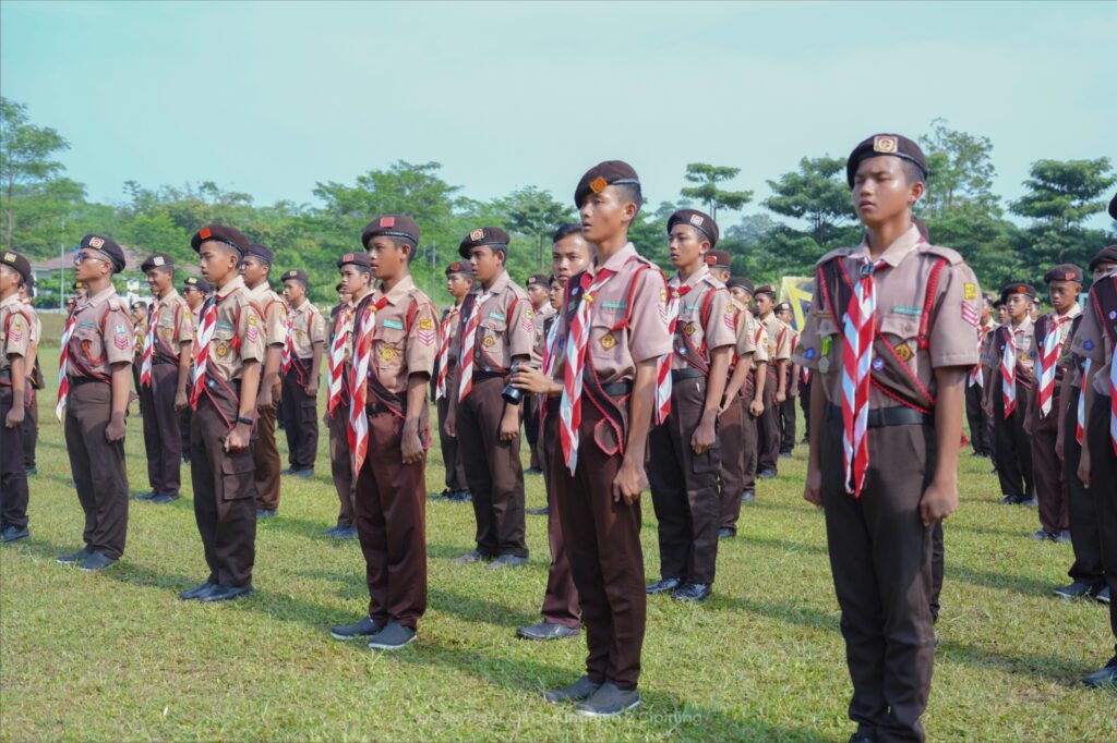 223 Santri Tempa Diri di Tapakan Pramuka Garuda