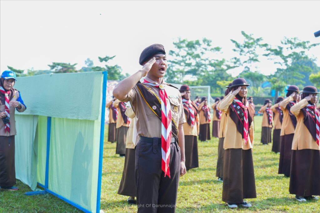 223 Santri Tempa Diri di Tapakan Pramuka Garuda